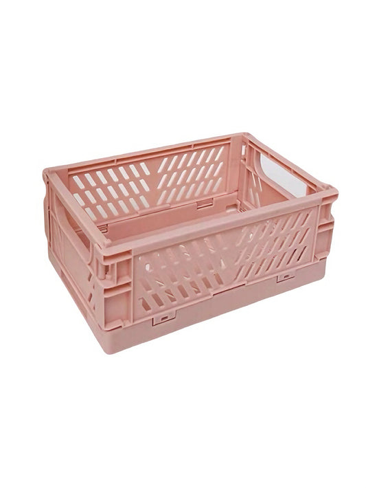 Storage foldable organizer box in pink